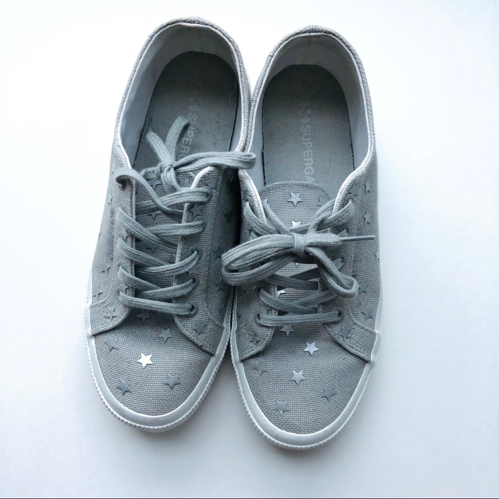Superga Grey Star Sneakers COTU 2750 | size 38